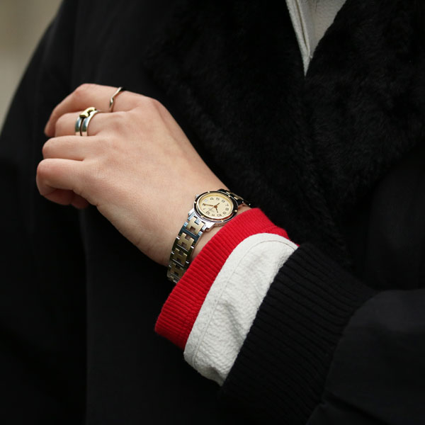 HERMES - 仕上済 - ヴィンテージ エルメス クリッパー CL4.220 中古 レディース クォーツ 2000年代