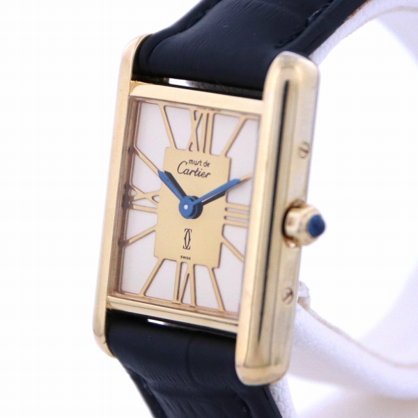 CARTIER ヴィンテージ カルティエ マストタンクSM クォーツ 中古 1990年代