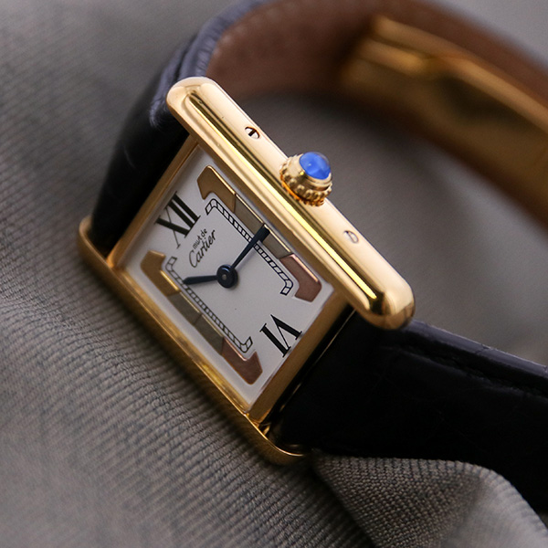 CARTIER - 仕上済 - ヴィンテージ カルティエ マストタンクSM 5057001 中古 レディース クォーツ 1990年代