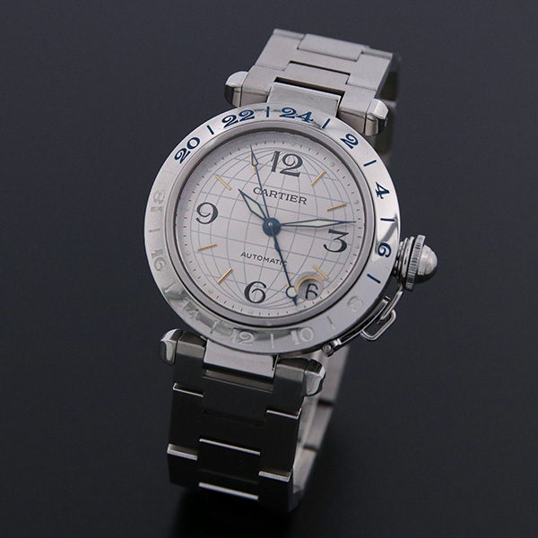 CARTIER - 仕上済 - ヴィンテージ カルティエ パシャC メリディアン W31029M7 2377 自動巻 中古 2000年代