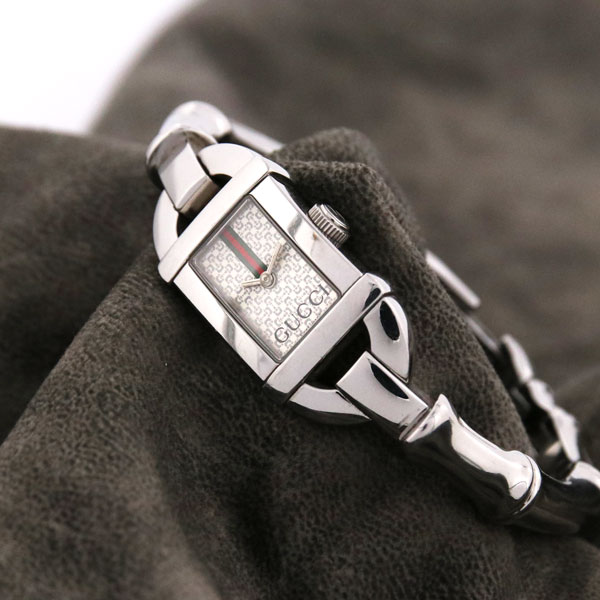 GUCCI  グッチ 6800L バンブー クォーツ 中古 レディース 2000年代