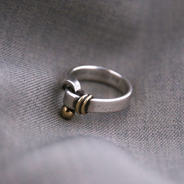 Tiffany&Co. ティファニー フック＆アイ リング 7号 中古 レディース