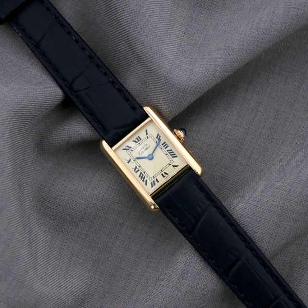 CARTIER ヴィンテージ カルティエ マストタンク SM クォーツ 中古 1990年代