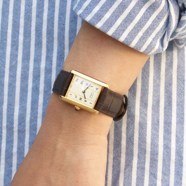 CARTIER ヴィンテージ カルティエ マストタンク LM クォーツ 中古 1990年代