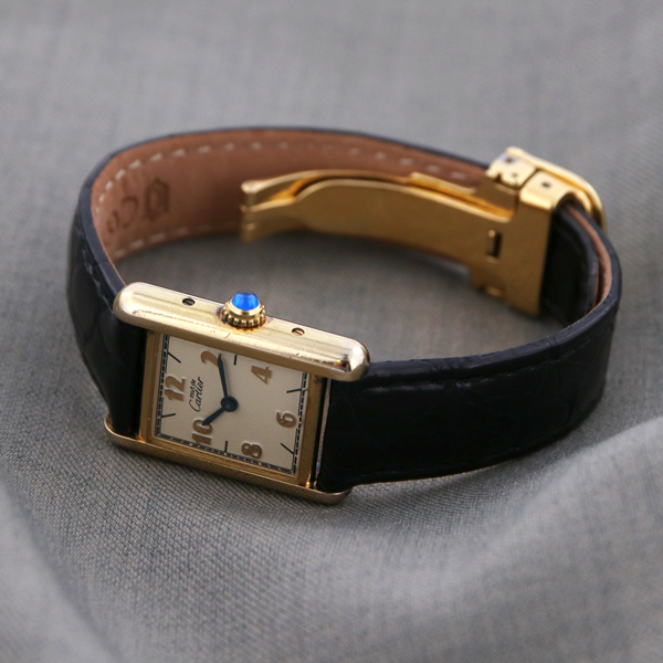 CARTIER ヴィンテージ カルティエ マストタンクSM W1008354 5057001 中古 レディース クォーツ 1990年代