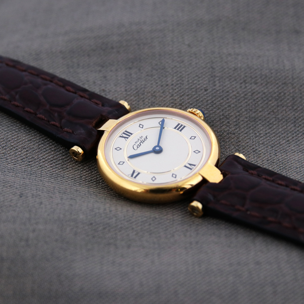 CARTIER ヴィンテージ カルティエ マストヴァンドームSM Ref.590004 ヴェルメイユ クォーツ 中古 1990年代