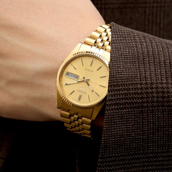 SEIKO ヴィンテージ セイコー5 ゴールドモデル 7009-3110 中古 自動巻 メンズ1983年製