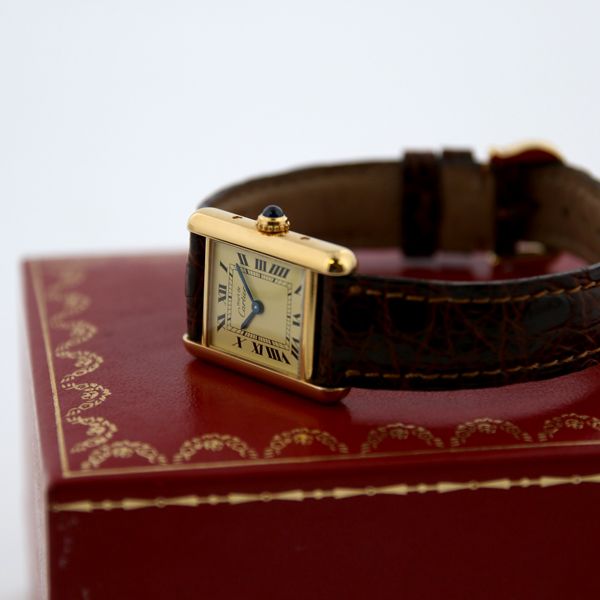 CARTIER ヴィンテージ カルティエ マストタンクSM 5057001 中古 レディース クォーツ 1990年代