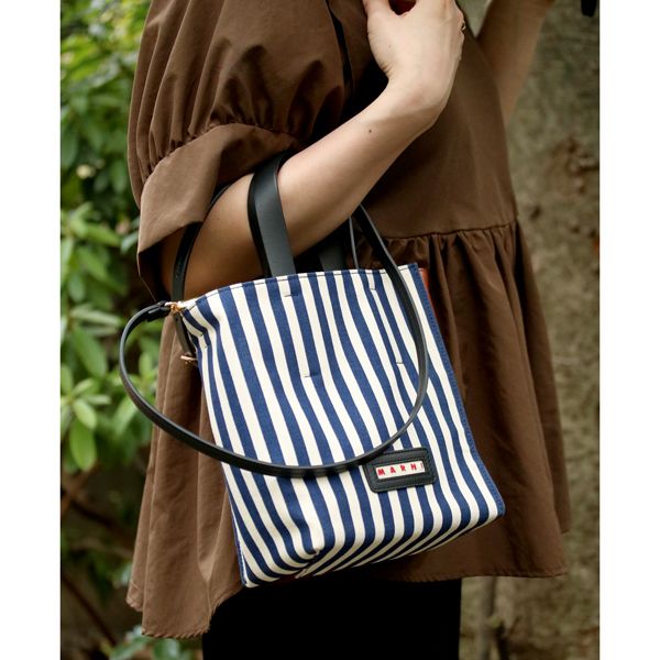 MARNI マルニ MUSEO ミュゼオ トートバッグ ショルダーストラップ 中古
