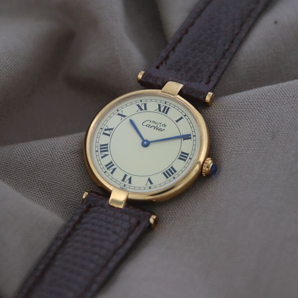 CARTIER ヴィンテージ カルティエ マストヴァンドームLM  Ref.590003 ヴェルメイユ クォーツ 中古 1990年代