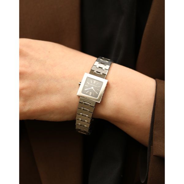 BVLGARI ヴィンテージ ブルガリ クアドラード SQ22SSS クォーツ 中古 レディース 2000年代