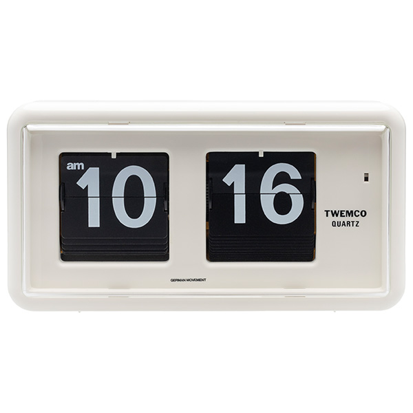 Twemco トゥエンコ  テーブルクロック 掛け/置き時計 QT30 ホワイト