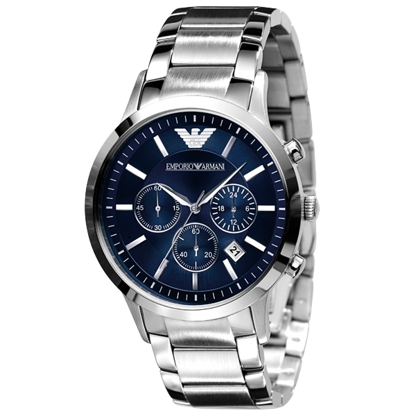 EMPORIO ARMANI Classic Round Metal AR2448 クォーツ メンズ