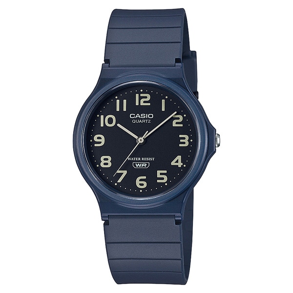 CASIO カシオ クラシック MQ-24UC-2BJF 3針アナログ ネイビー クォーツ メンズ