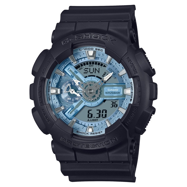 G-SHOCK Metallic Color Dial Series GA-110CD-1A2JF アイスブルー クォーツ メンズ