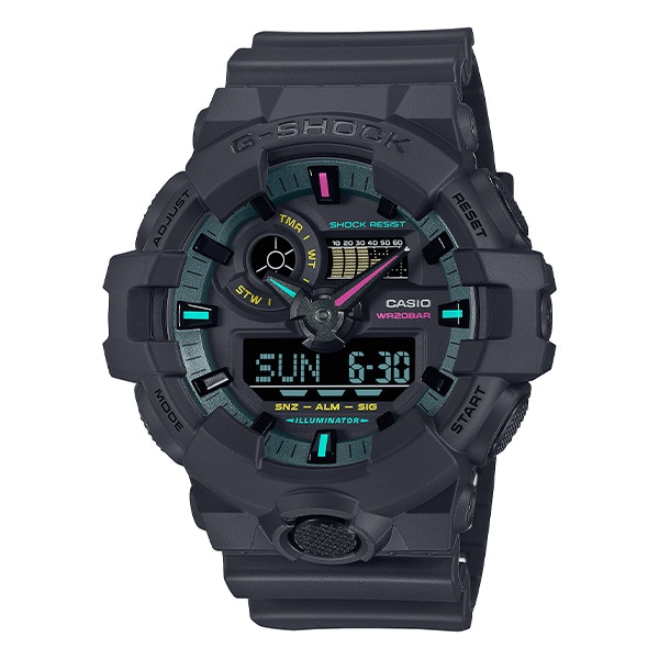 G-SHOCK Multi Fluorescent color Series GA-700MF-1AJF クォーツ メンズ