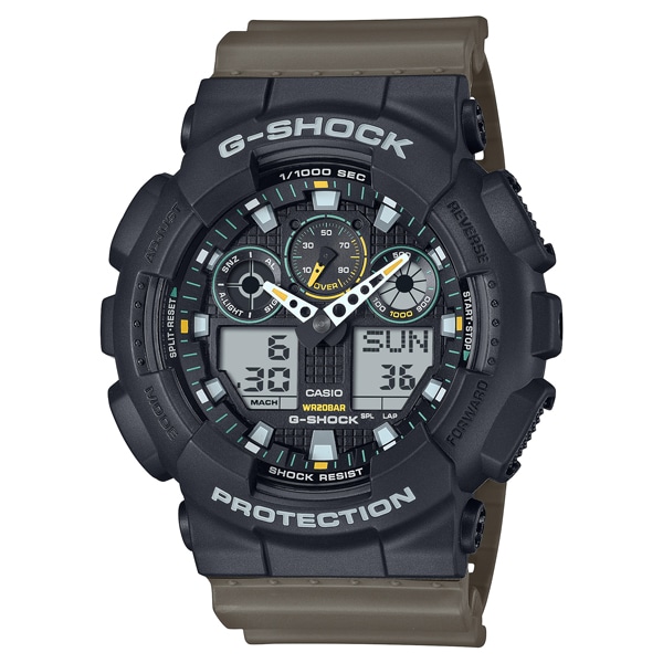 G-SHOCK Two tone utility colors Series GA-100TU-1A3JF クォーツ メンズ