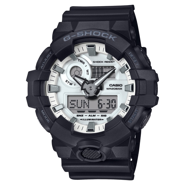 G-SHOCK Black and brilliant white series GA-700WD-1AJF クォーツ