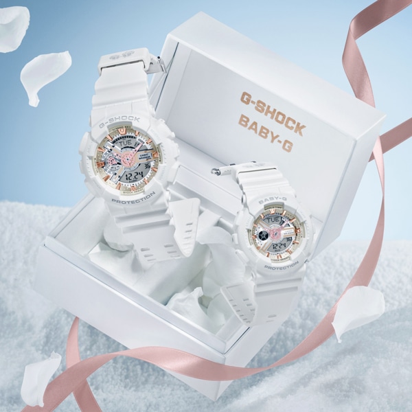 G-SHOCK G PRESENTS LOVER’S COLLECTION 2024 LOV-24A-7AJR GA-110LM-7AV/BA-110LM-7AV シーズン限定 ぺアセット クォーツ