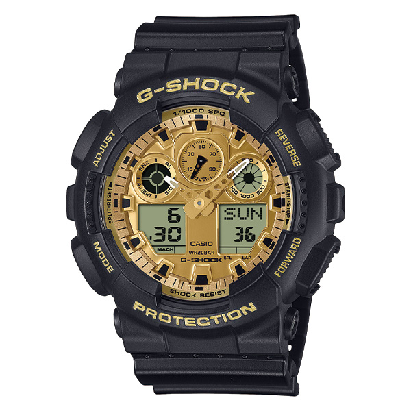 G-SHOCK Black and Gold Series GA-100GGB-1A9JF クォーツ メンズ