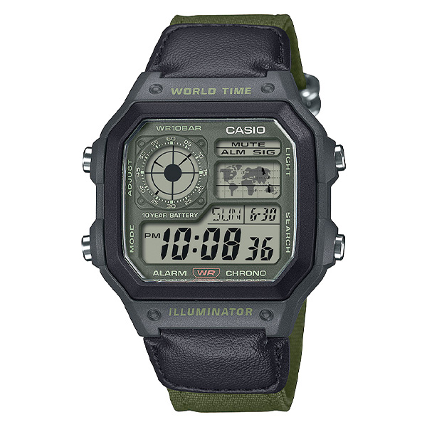 CASIO CASIO Collection AE-1200WHUB-3AJF デジタル クォーツ ユニセックス