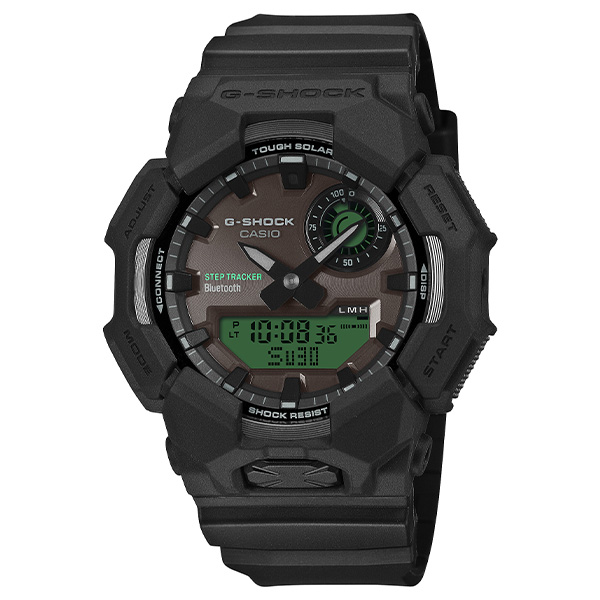 G-SHOCK BLACK AND ELECTRO GREEN GA-B010BEG-1AJF ソーラー メンズ