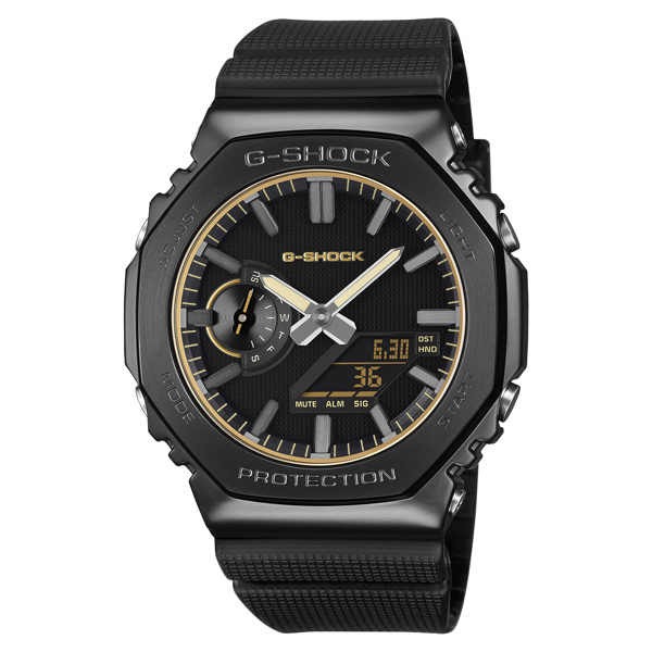 G-SHOCK オクタゴン LUXE BLACK GM-2100LXB-1A9JF クォーツ メンズ