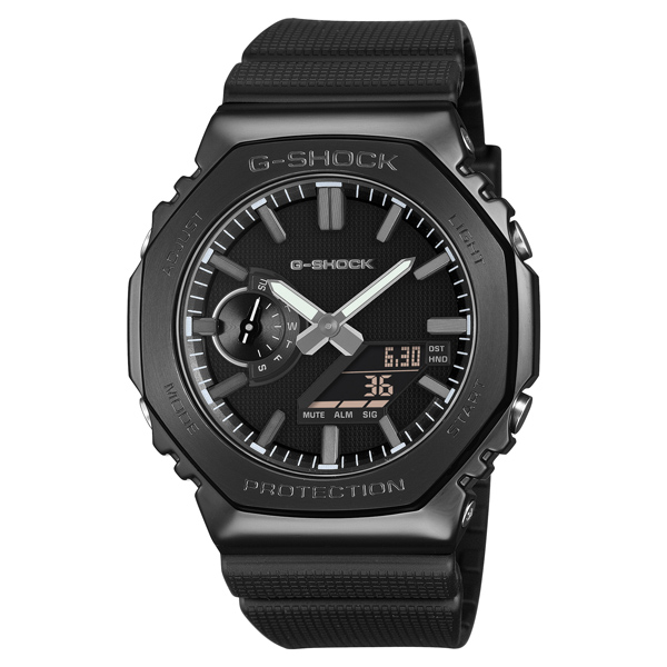 G-SHOCK オクタゴン LUXE BLACK GM-2100LXB-1AJF クォーツ メンズ