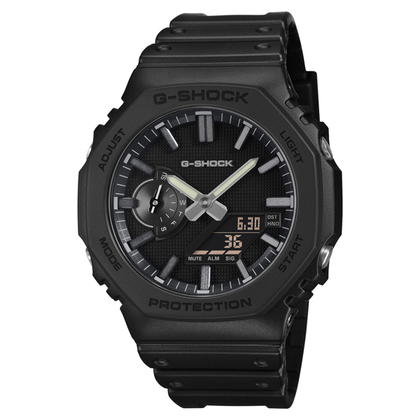 G-SHOCK オクタゴン LUXE BLACK GA-2100LXB-1AJF クォーツ メンズ
