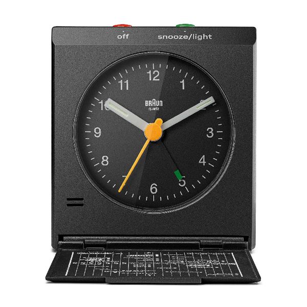 BRAUN ブラウン TRAVEL ALARM CLOCK BC05B 置時計