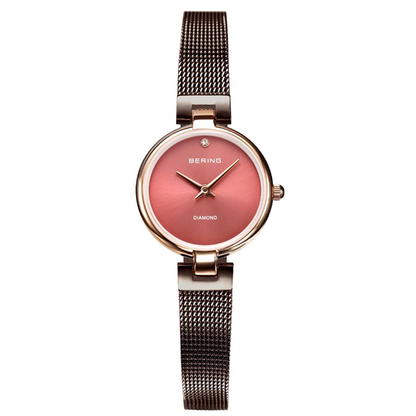 BERING Classic Diamond 日本限定 桜エディション 17724-069 クォーツ レディース