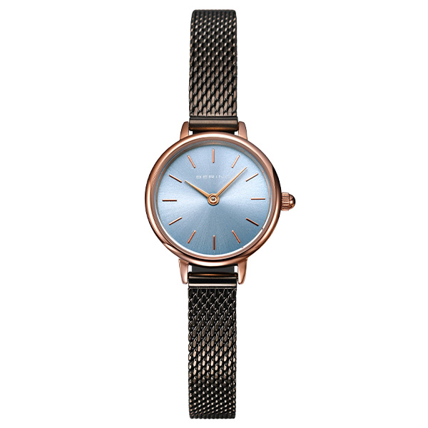 BERING Classic Mini Ice Blue Collection 11022-368 クォーツ レディース