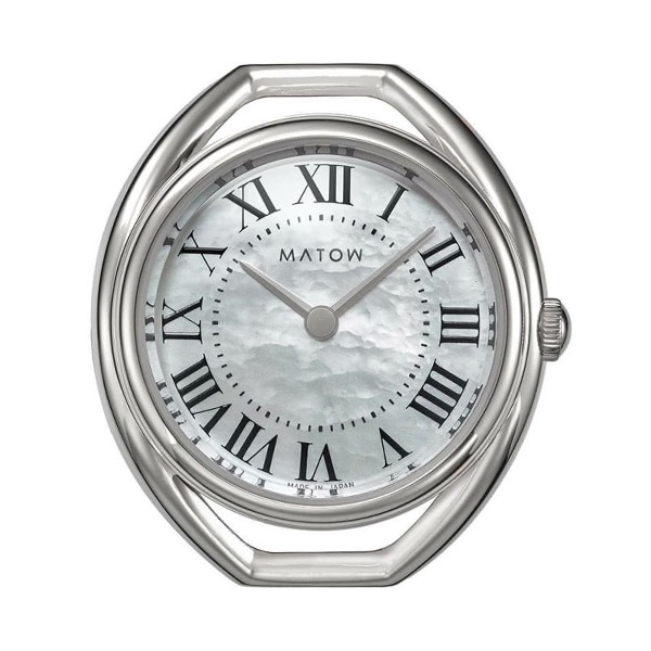 MATOW Shiki ラウンド / シルバー 白亜 mw001005 ソーラー レディース
