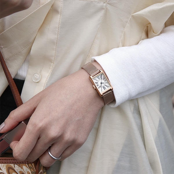 MATOW Tsuki 朧月 -おぼろづき- / スクエア mw004011 チックタック別注 クォーツ レディース