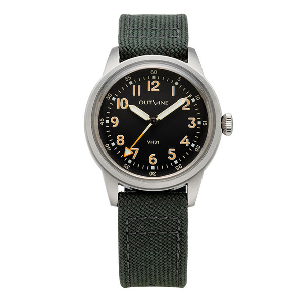 OUTLINE アウトライン Military Type1950 ミリタリータイプ1950 12時間表示 YK20263-12-1BK メカクォーツ メンズ
