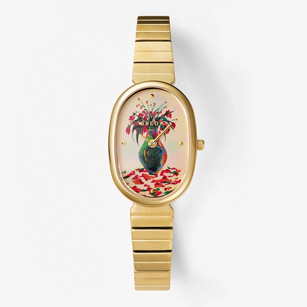 BREDA 1741AININA-YG 藍にいなコラボレーションモデル クォーツ レディース