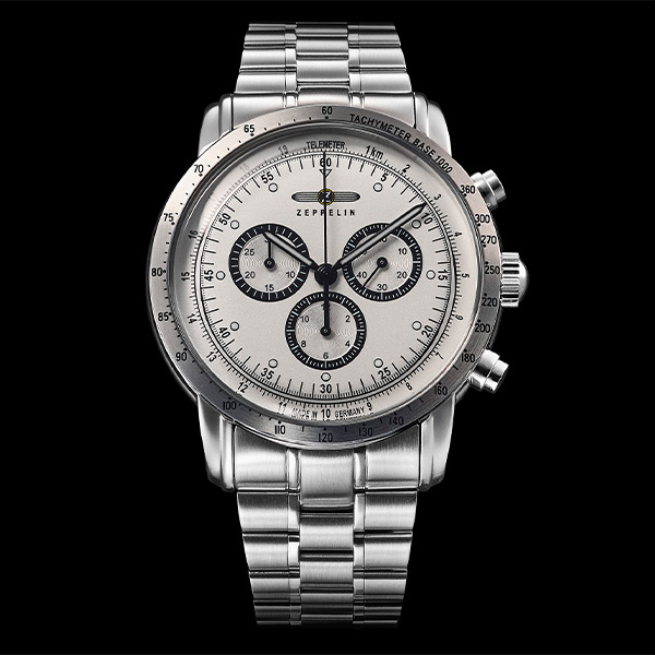 ZEPPELIN ツェッペリン 100 YEARS JAPAN LIMITED CHRONOGRAPH BRACELET 100周年記念シリーズ日本限定クロノグラフブレスレット 8894M-1 クォーツ メンズ