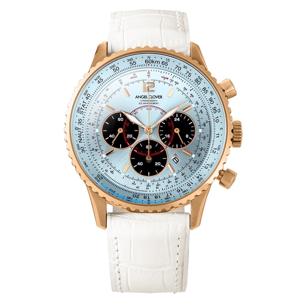 ANGEL CLOVER エンジェルクローバー TIME CRAFT SOLAR タイムクラフト ソーラー NTS44PBU-WH メンズ