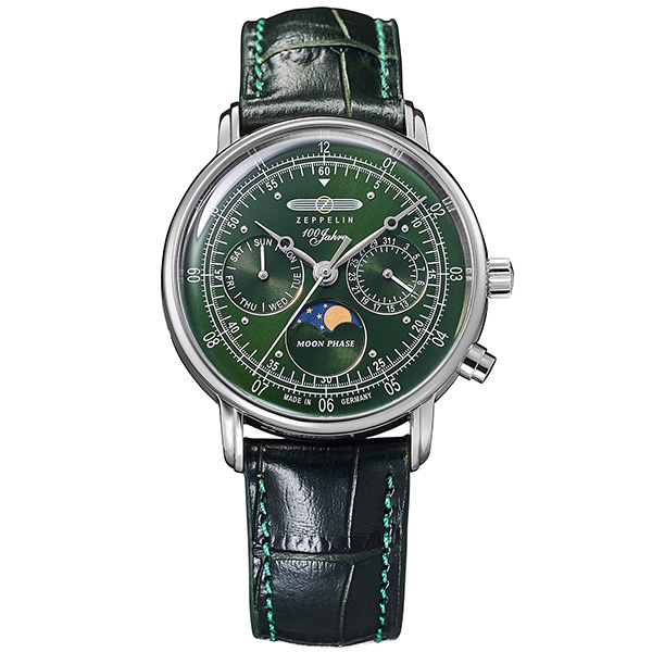 ZEPPELIN ツェッペリン 100 YEARS ZEPPELIN 36mm MOON PHASE 100周年記念シリーズ 36mm ムーンフェイズ 7635-4 クォーツ メンズ