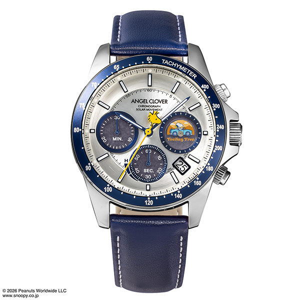 ANGELCLOVER エンジェルクローバー PEANUTS COLLABOLATION ピーナッツ コラボレーション PN40SSV-BK ソーラー メンズ