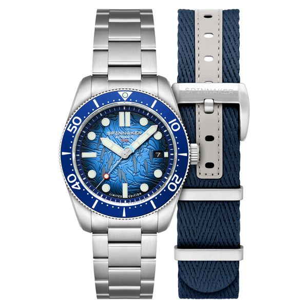 SPINNAKER スピニカー SP-5186-01 Croft Mid-Size Automatic Dolphin Project Limited Edition 自動巻 メンズ