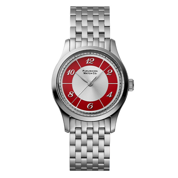 FUKUSHIMA WATCH Co. フクシマウォッチ Futaba / Scarlet Red フタバ レッド F002.01.02 自動巻 ユニセックス