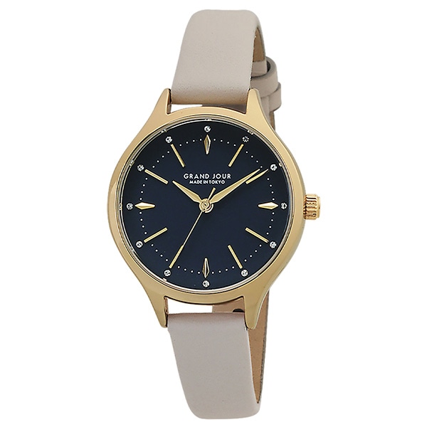 GRAND JOUR MJ-GJQA01-GY クォーツ レディース