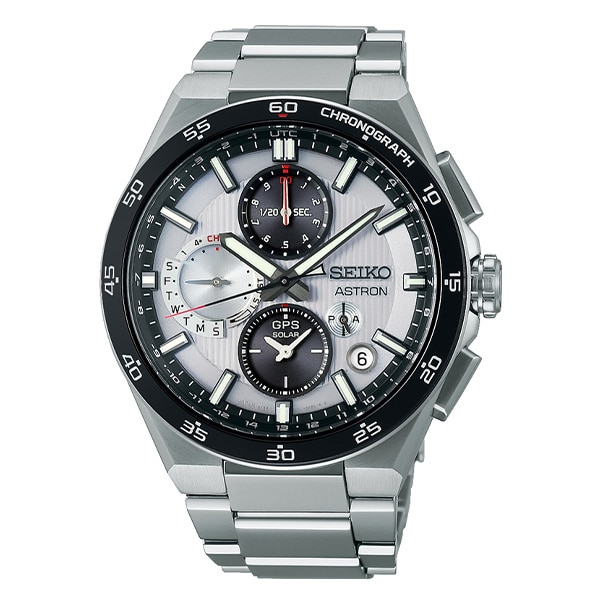 SEIKO ASTRON NEXTER Series デュアルタイム クロノグラフ 1st Collection SBXC153 GPS衛星電波受信ソーラー メンズ