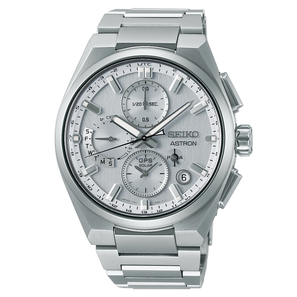 SEIKO ASTRON NEXTER Series デュアルタイム クロノグラフ SBXC159 GPS衛星電波受信ソーラー メンズ