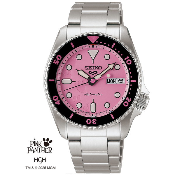 SEIKO 5 SPORTS SKX Series ピンクパンサー コラボレーションモデル SBSA321 自動巻 メンズ 999本限定モデル