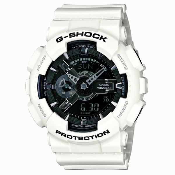 G-SHOCK BASIC ホワイト&ブラックシリーズ GA-110GW-7AJF クォーツ