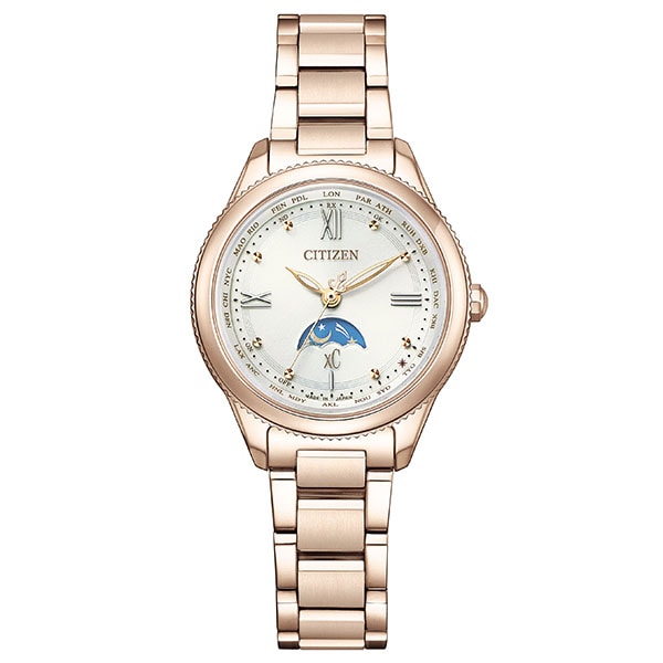 xC Titania Happy Flight daichiコレクション EE1004-57A 電波ソーラー レディース