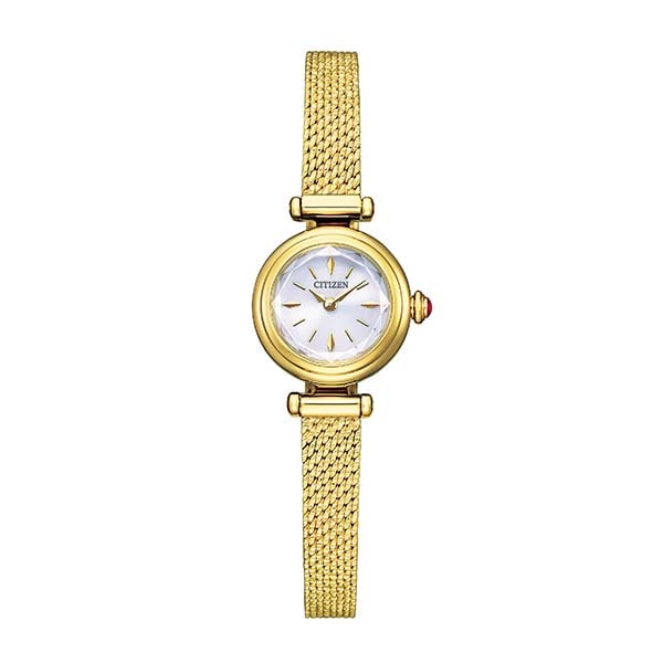 Kii: エコ・ドライブ ラウンドメッシュ EG7083-55A ソーラー レディース