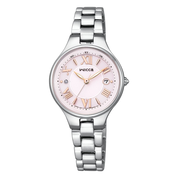 wicca ソーラーテック電波時計 KS1-813-91 レディ-ス